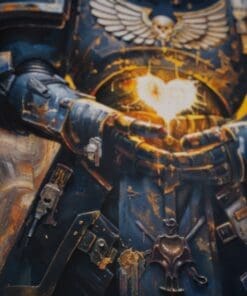 Space Marine Heart of Devotion Poster | Epic Valentine Gift for Gamers, Nerdy Husband Present - Image 7